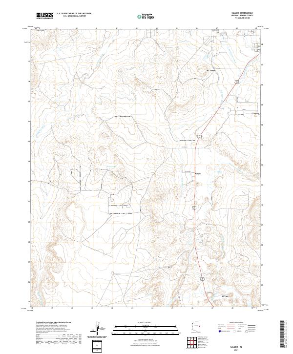 US Topo 7.5-minute map for Salado AZ
