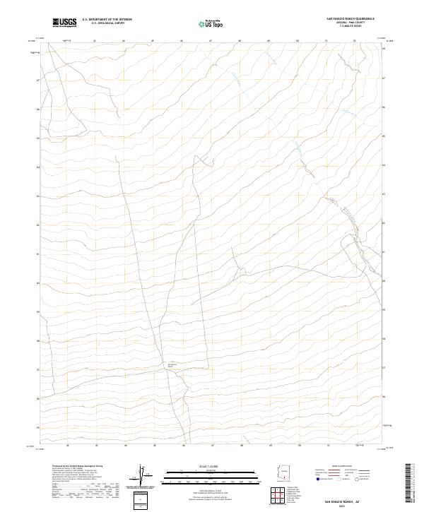 US Topo 7.5-minute map for San Ignacio Ranch AZ
