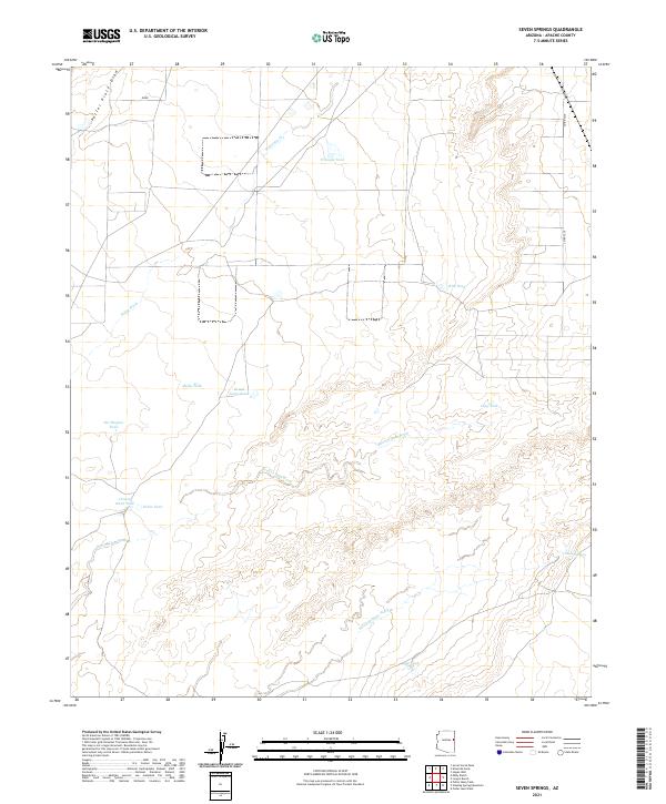 US Topo 7.5-minute map for Seven Springs AZ