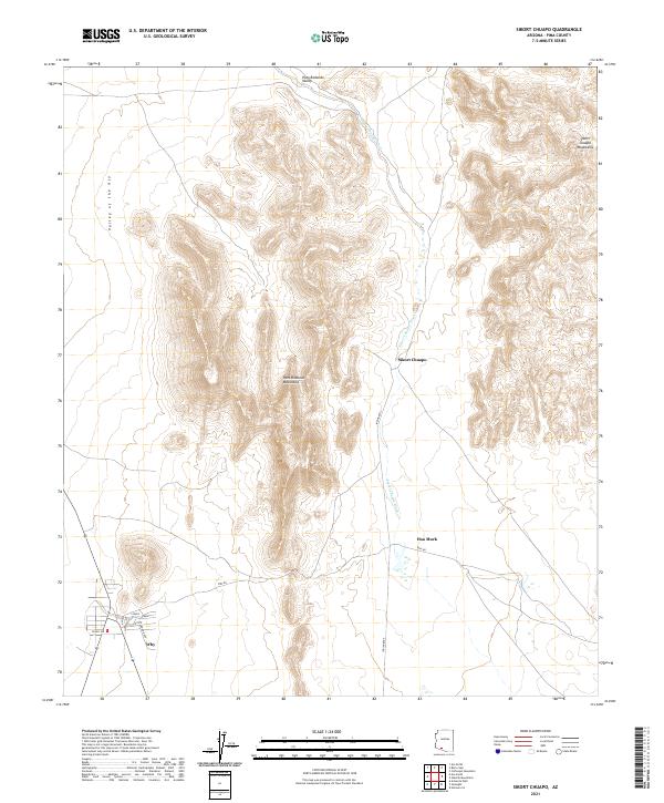 US Topo 7.5-minute map for Sikort Chuapo AZ
