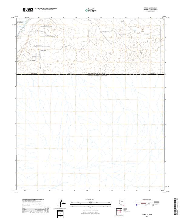 US Topo 7.5-minute map for Stark AZSON