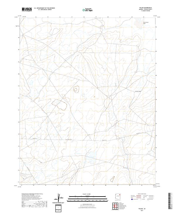 US Topo 7.5-minute map for Tolani AZ