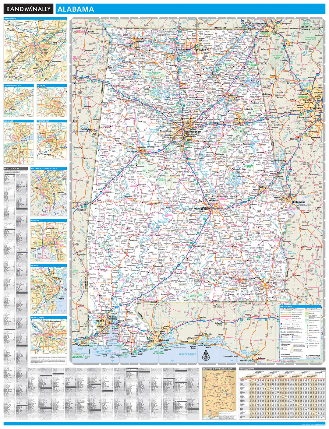 Alabama by Rand McNally