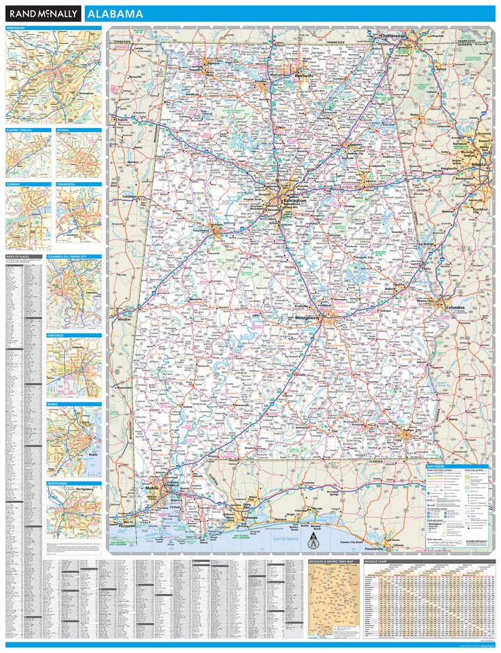 Alabama by Rand McNally