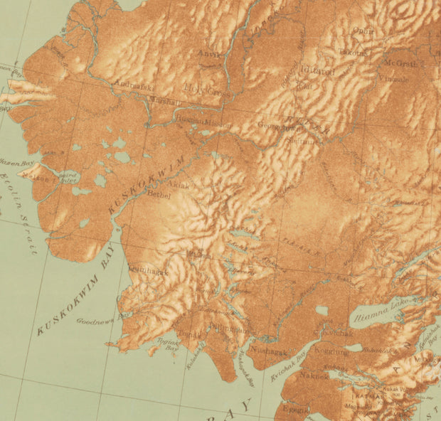 Alaska in Relief, 1923