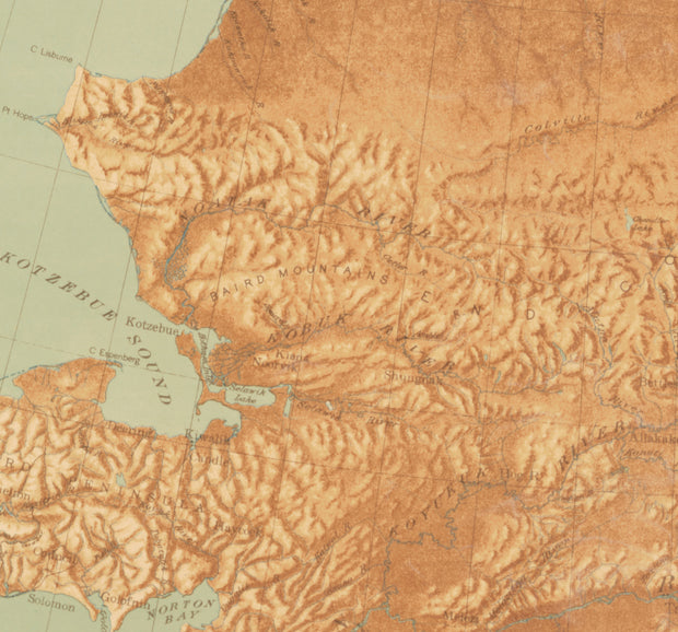 Alaska in Relief, 1923