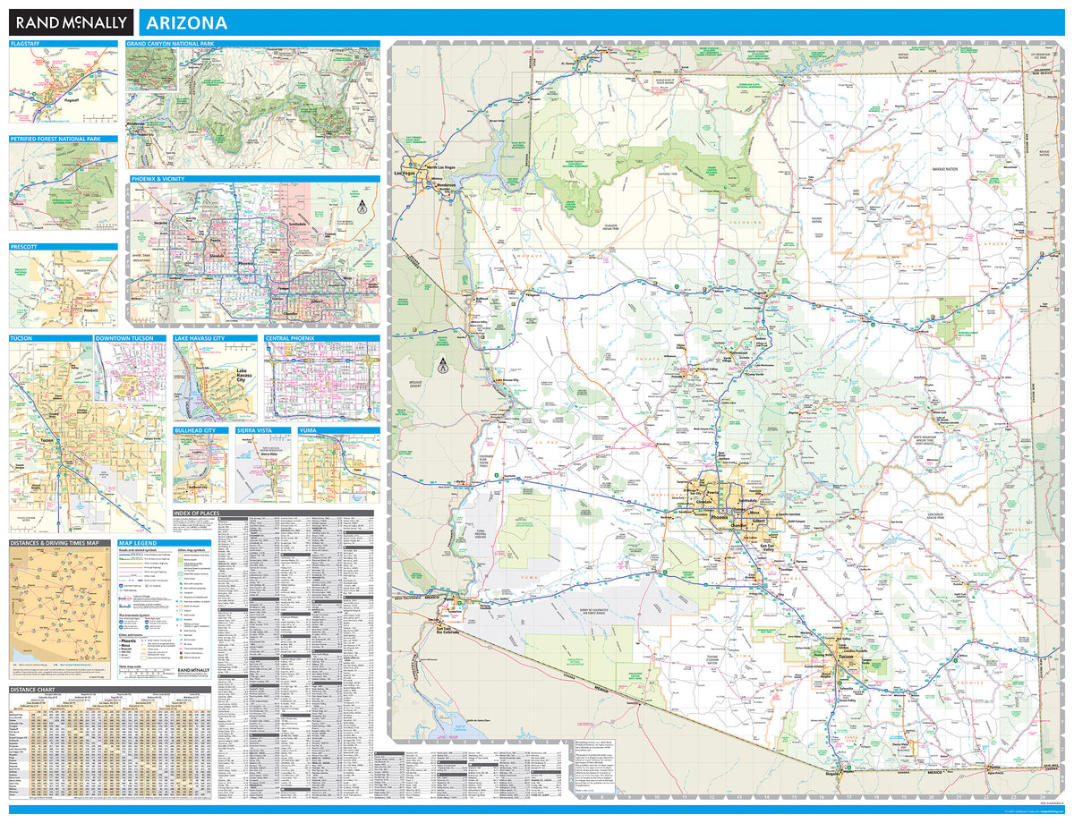 Map 2007 Arizona State Wall Maps Tagged