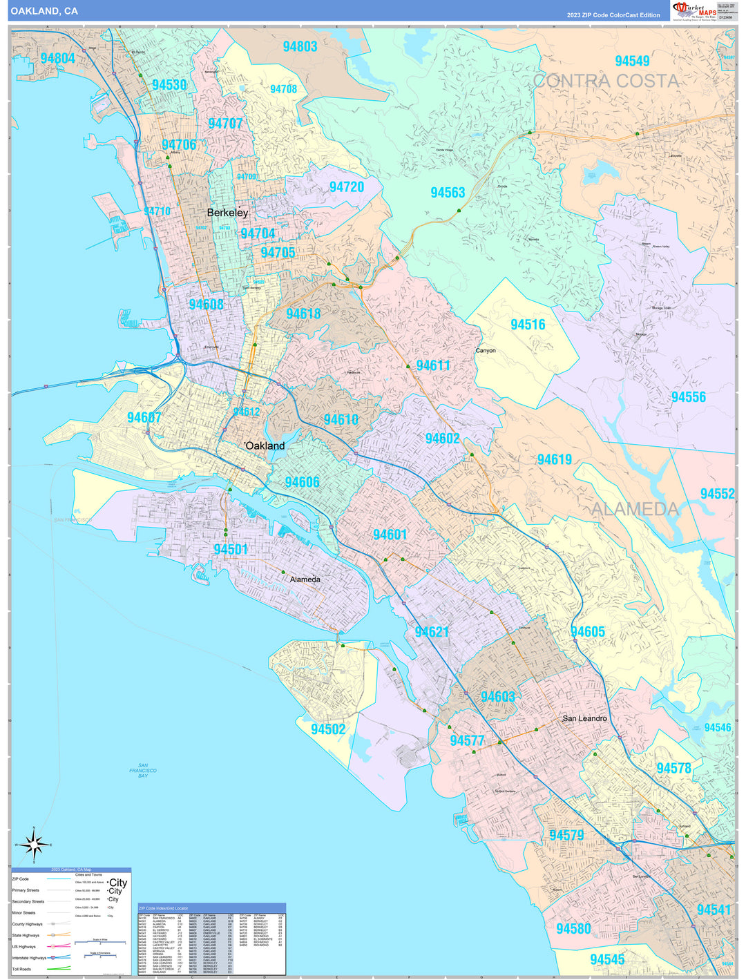 California Zip Code Map California Map Map