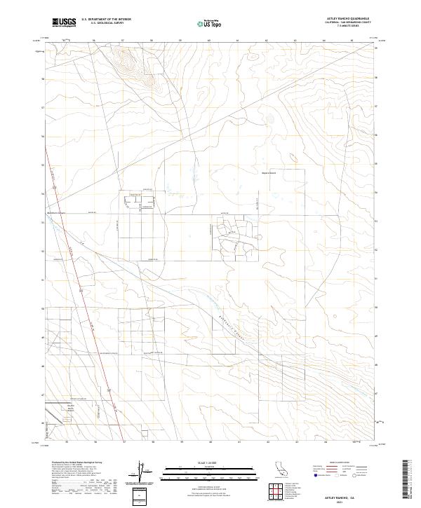 US Topo 7.5-minute map for Astley Rancho CA