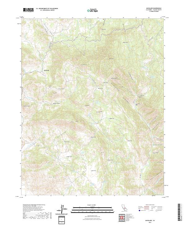 US Topo 7.5-minute map for Auckland CA