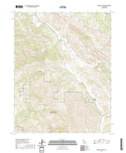 US Topo 7.5-minute map for Bickmore Canyon CA