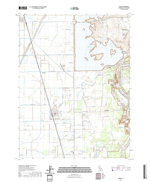 US Topo 7.5-minute map for Biggs CA