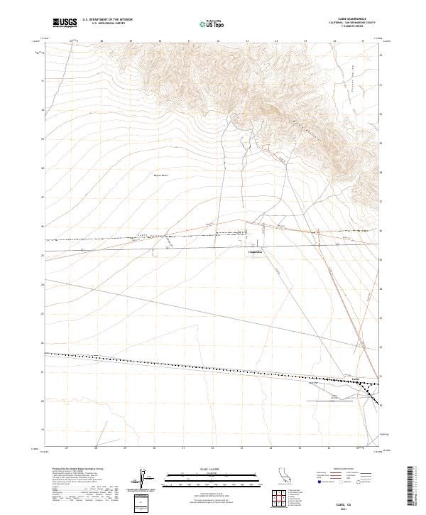 US Topo 7.5-minute map for Cadiz CA