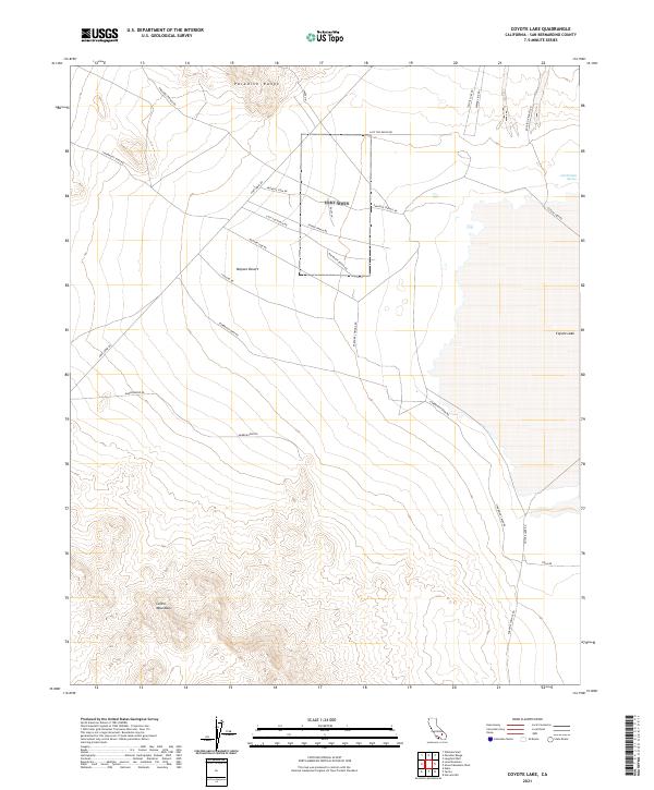 US Topo 7.5-minute map for Coyote Lake CA