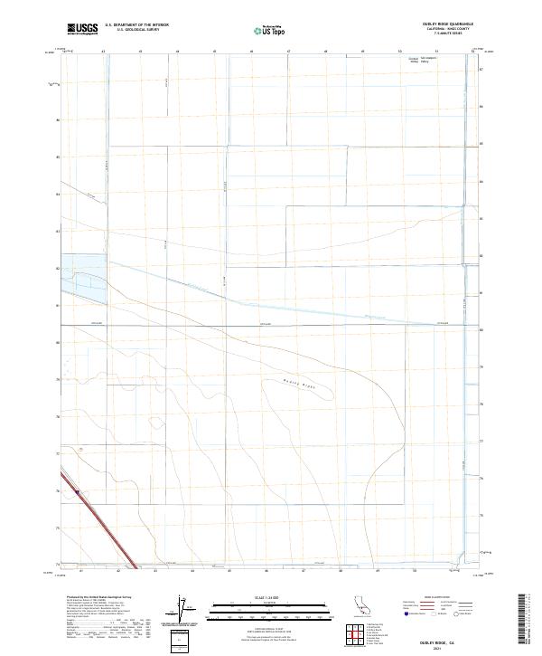 US Topo 7.5-minute map for Dudley Ridge CA