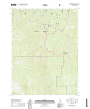 US Topo 7.5-minute map for Four Corners Rock CA
