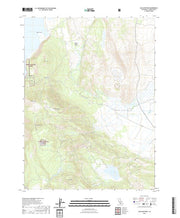 US Topo 7.5-minute map for Gallatin Peak CA