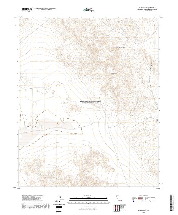 US Topo 7.5-minute map for Galway Lake CA