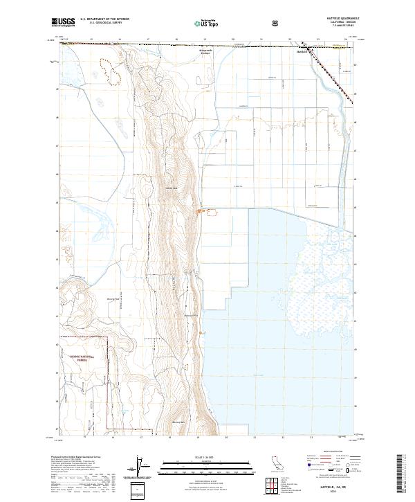 US Topo 7.5-minute map for Hatfield CAOR