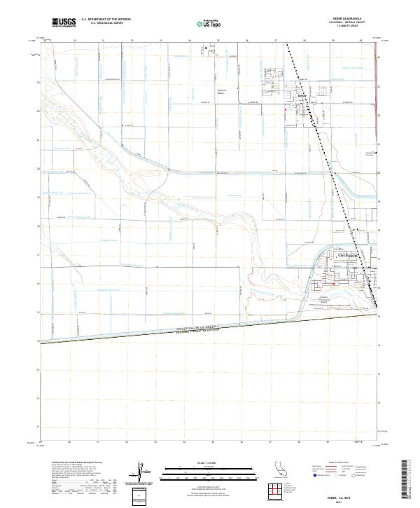 US Topo 7.5-minute map for Heber CABCN