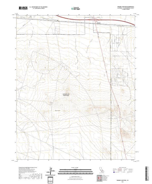 US Topo 7.5-minute map for Kramer Junction CA