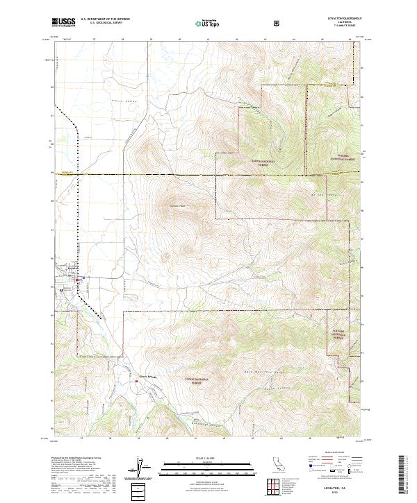 US Topo 7.5-minute map for Loyalton CA