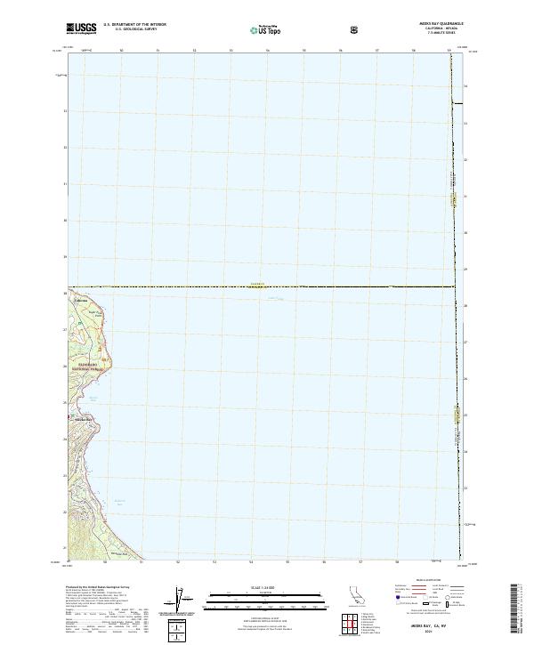 US Topo 7.5-minute map for Meeks Bay CANV