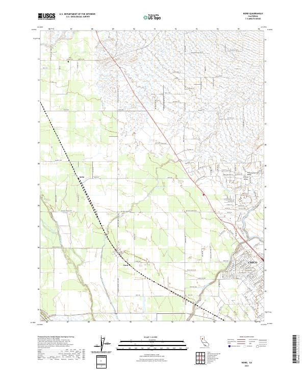 US Topo 7.5-minute map for Nord CA
