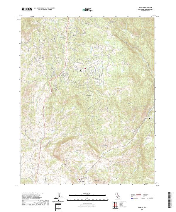 US Topo 7.5-minute map for O&