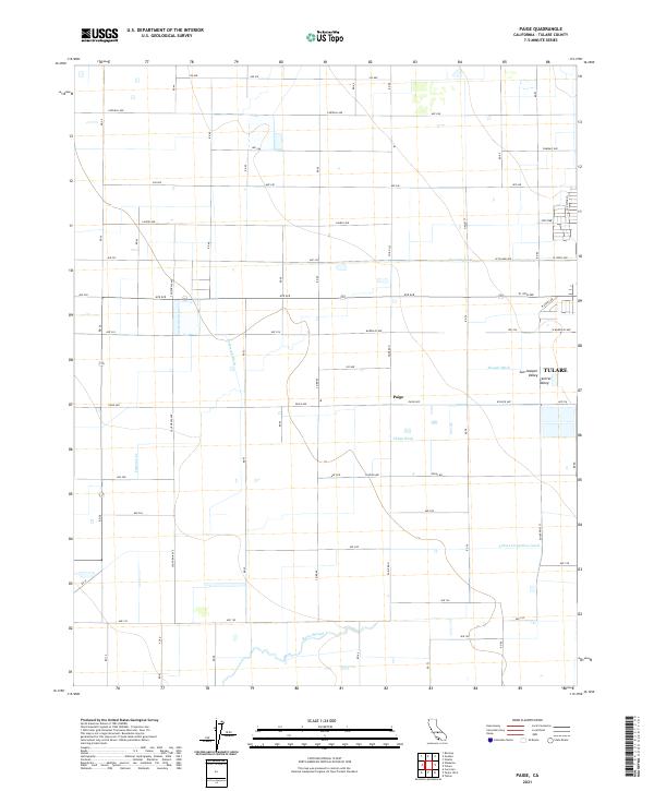 US Topo 7.5-minute map for Paige CA