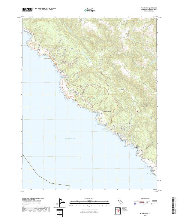 US Topo 7.5-minute map for Plantation CA