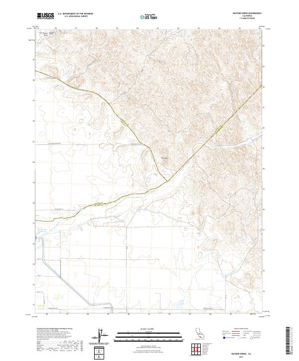 US Topo 7.5-minute map for Raynor Creek CA