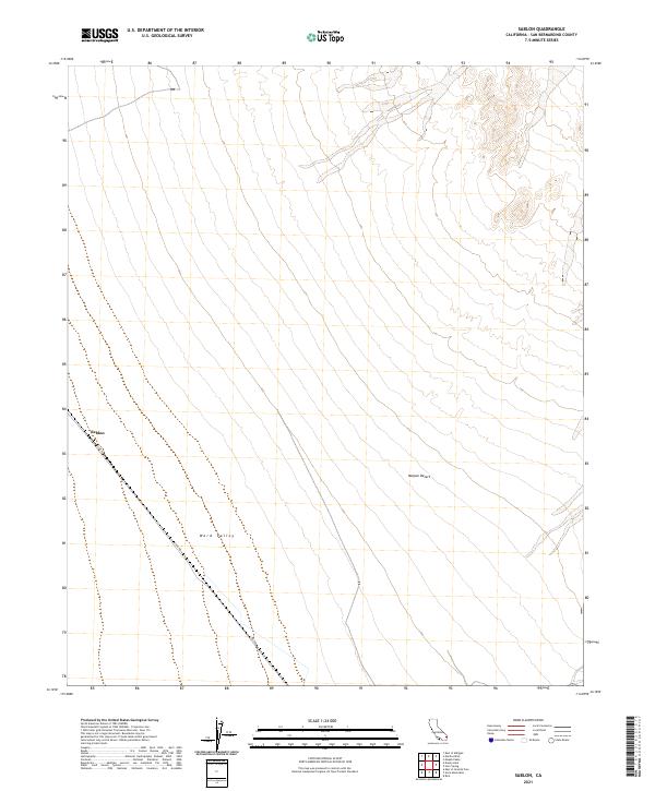 US Topo 7.5-minute map for Sablon CA