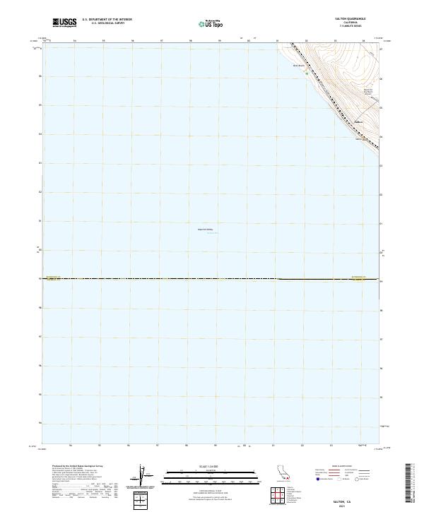 US Topo 7.5-minute map for Salton CA