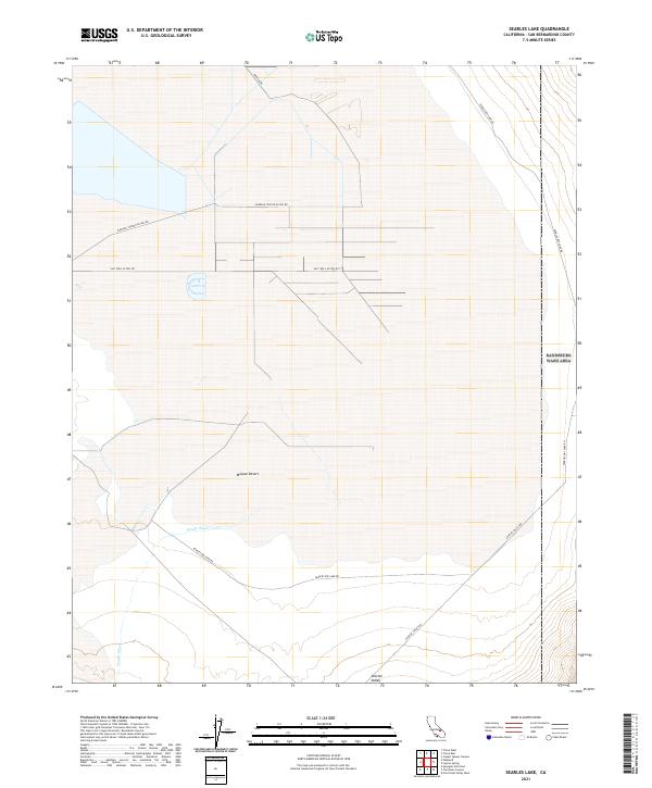 US Topo 7.5-minute map for Searles Lake CA