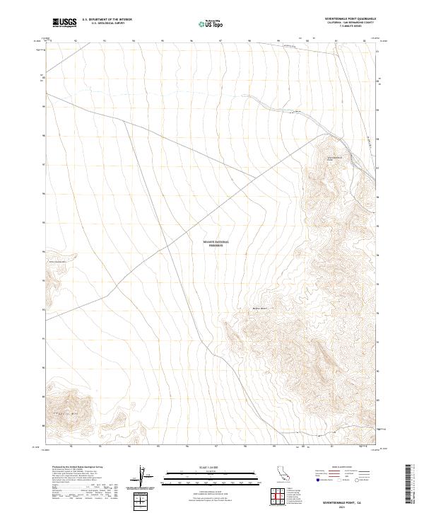 US Topo 7.5-minute map for Seventeenmile Point CA