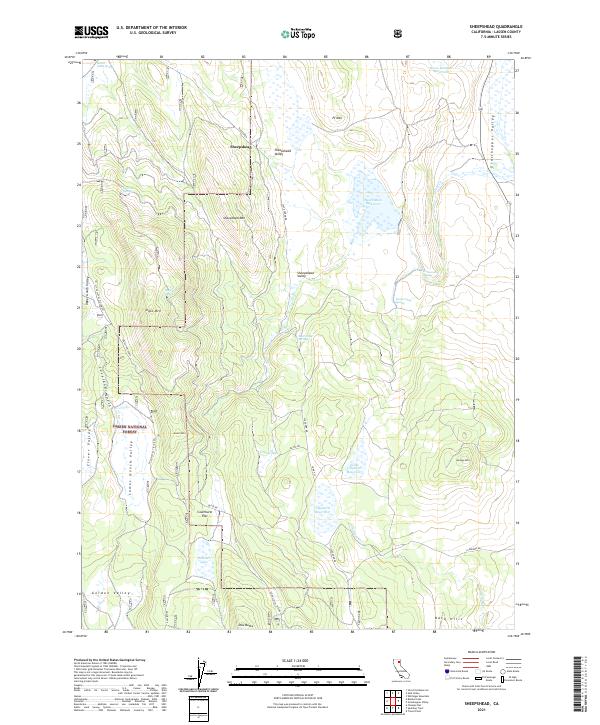 US Topo 7.5-minute map for Sheepshead CA