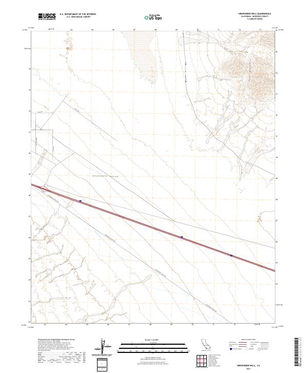 US Topo 7.5-minute map for Sidewinder Well CA