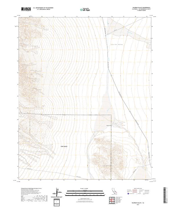 US Topo 7.5-minute map for Silurian Valley CA