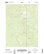US Topo 7.5-minute map for Sims Mountain CA