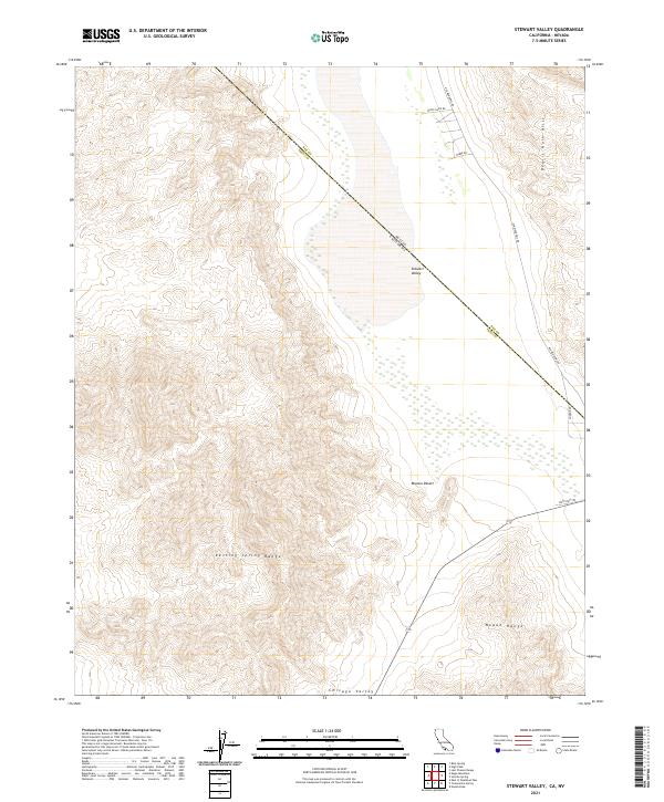 US Topo 7.5-minute map for Stewart Valley CANV