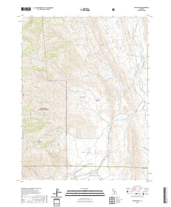 US Topo 7.5-minute map for Stonyford CA