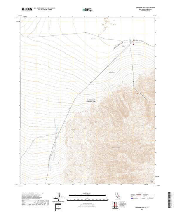 US Topo 7.5-minute map for Stovepipe Wells CA