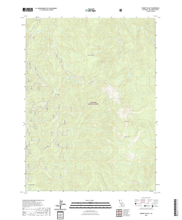 US Topo 7.5-minute map for Summit Valley CA