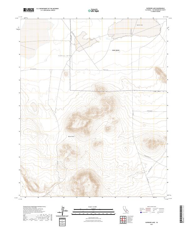 US Topo 7.5-minute map for Superior Lake CA