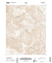 US Topo 7.5-minute map for Thimble Peak CANV