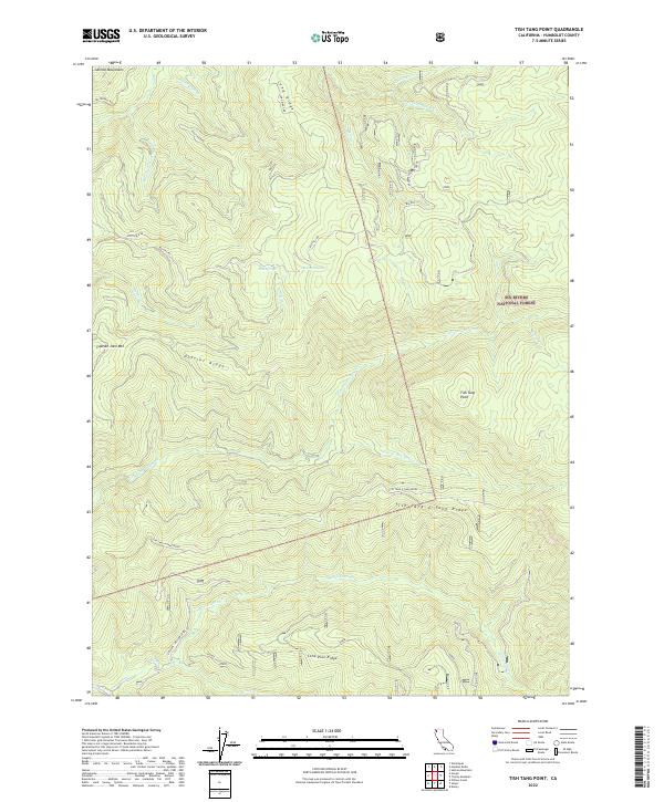 US Topo 7.5-minute map for Tish Tang Point CA