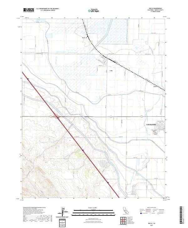 US Topo 7.5-minute map for Volta CA