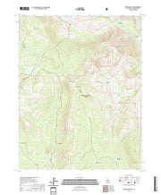 US Topo 7.5-minute map for Ward Mountain CA