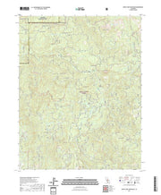 US Topo 7.5-minute map for White Chief Mountain CA